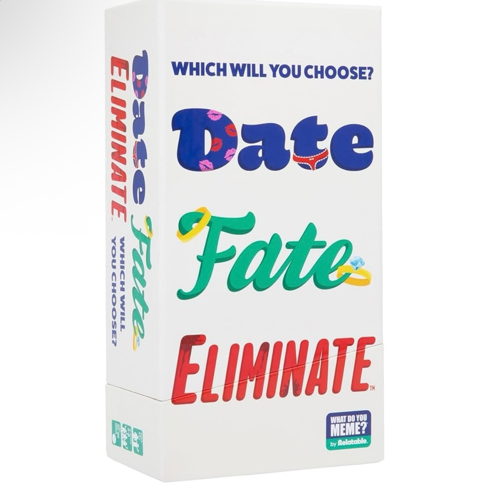 DATE FATE ELIMINATE - The Card Game That Tests Your Taste